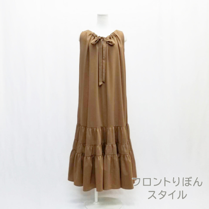 シフォンティアードロングワンピース | レディースファッション