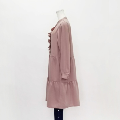 シャツワンピース ティアード フリル 大人ガーリー L2571 75393805b_b_288_500.jpg