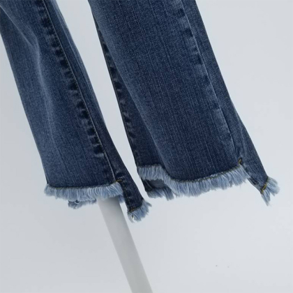 GLAD NEWSフリンジ付き刺繍デニムパンツ サイズ3 1.jpg