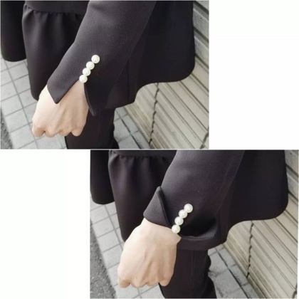 襟が外せるティアードおめかしチュニック トップス & LOVE CLOSET 襟が外せるティアードおめかしチュニック トップス & LOVE CLOSET