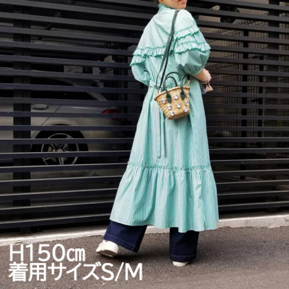 ＆LOVE CLOSET♥️アンドラブクローゼット★ふりるワンピース コットンレースふりるワンピース ロングワンピ ＆ LOVE CLOSET