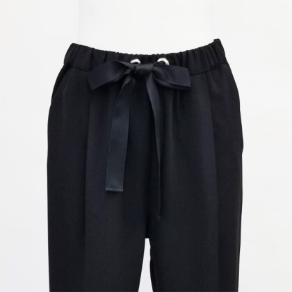 裾ビジューイージークロプトパンツ ボトム ＆ LOVE CLOSET