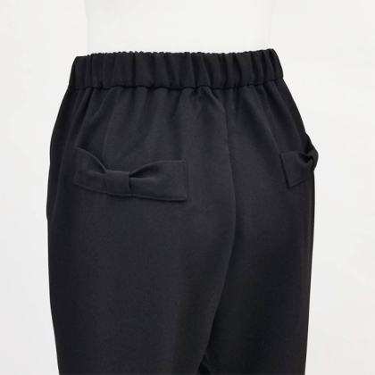 裾ビジューイージークロプトパンツ ボトム ＆ LOVE CLOSET