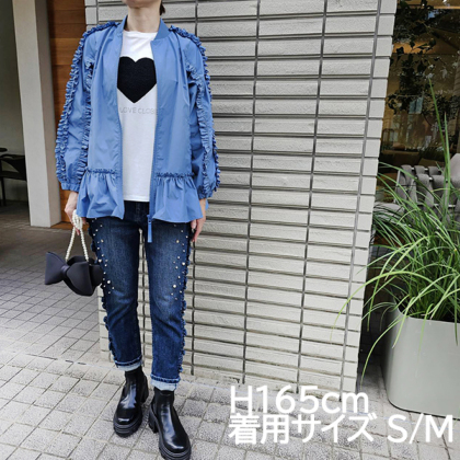 【新品タグ付き】ヤマダヤ vin バルーンスリーブ ペプラム ブルゾン アウター ヤマダヤ vin バルーンスリーブ ペプラム ブルゾン アウター