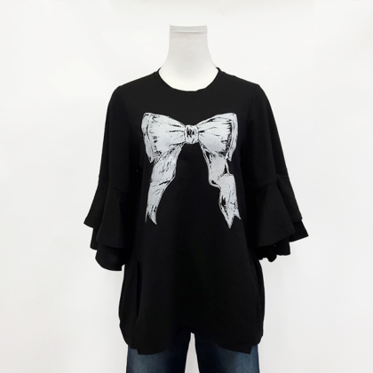 ＆LOVE   サイズLLです ＆LOVE CLOSETリボンプリントチュニックTシャツ Lサイズ（L・LL