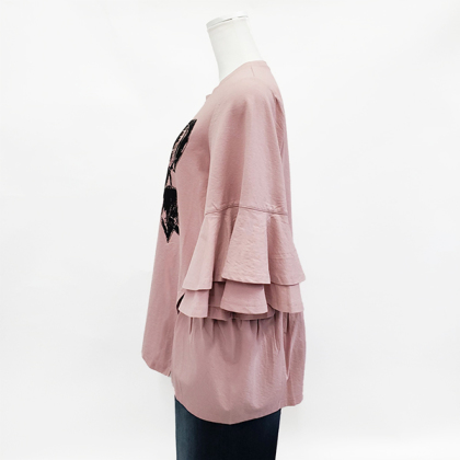＆LOVE   サイズLLです ＆LOVE CLOSETリボンプリントチュニックTシャツ Lサイズ（L・LL