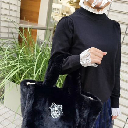 レースふりるレイヤード風ニット ニット ＆ LOVE CLOSET