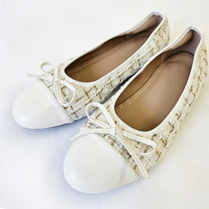 SELECT】ラメツイードバレエシューズ シューズ ＆ LOVE CLOSET