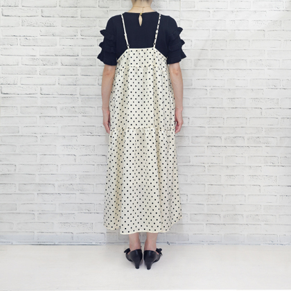 dear my love バックティアードフルーツ花柄キャミワンピース LL dear my love バックティアードフルーツ花柄キャミワンピース LL