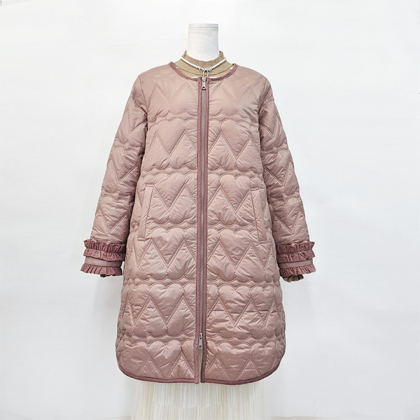 ハートキルトの2WAY撥水ふりるコート コート ＆ LOVE CLOSET