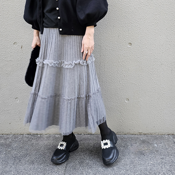 Lig.チュールスカート　ブラック　未使用 Lig.チュールスカート ブラック 未使用 楽天市場】レース