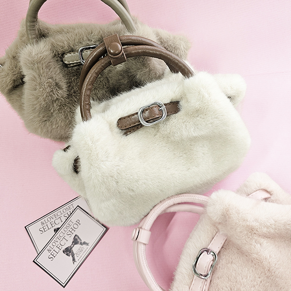 SELECT】ふわふわ2WAYベルトバッグ バッグ、ポーチ ＆ LOVE CLOSET