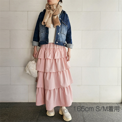 ティアードロングスカート スカート ＆ LOVE CLOSET