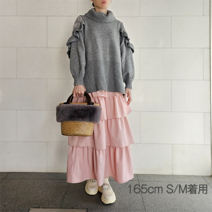 ティアードロングスカート スカート ＆ LOVE CLOSET