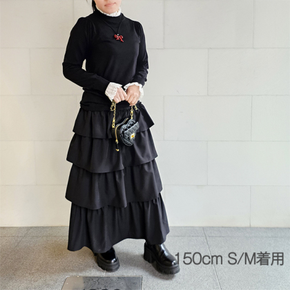 ティアードロングスカート スカート ＆ LOVE CLOSET