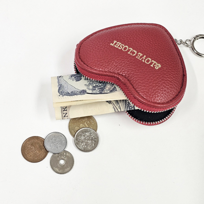 ぷっくりハートのミニポーチ バッグ、ポーチ ＆ LOVE CLOSET