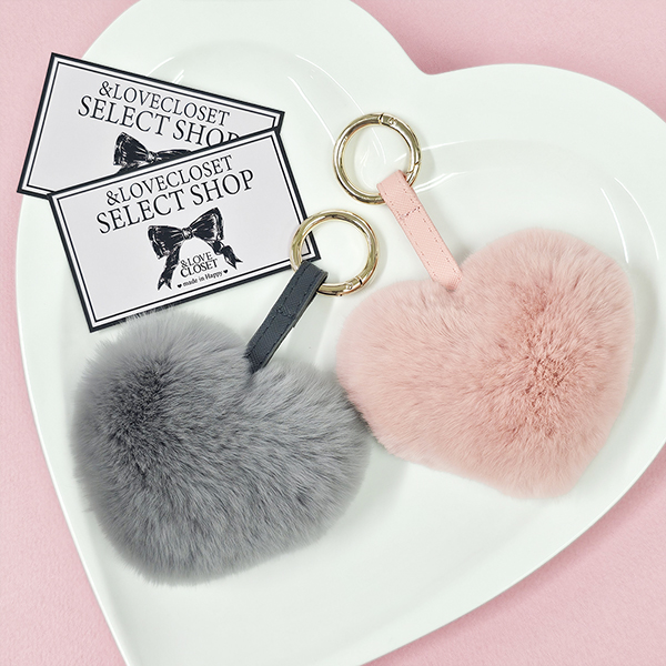 SELECT】モコモコハートのバッグチャーム 【SELECT】ベルト ＆ LOVE CLOSET