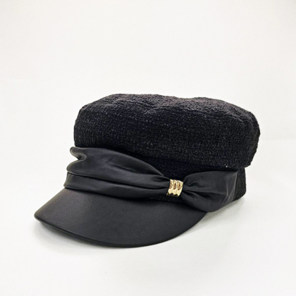 新作❗️アンドラブリボンキャスケット￼ SELECT】りぼんツイードキャスケット 帽子 ＆ LOVE CLOSET