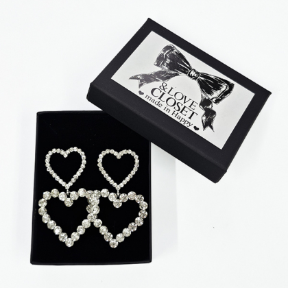 SELECT】きらきらハートのピアス ピアス、イヤリング ＆ LOVE CLOSET